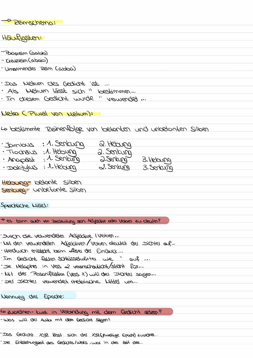 Formulierungshilfen
Gefahle ausdrücken
Wozu client ein
Gedicht? /worum handelt
es sich eigentlich?
Einleitung:
2. Formulierungshilfen:
Texts