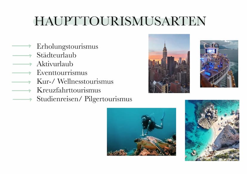 TOURISMUS
die krisenanfälligste Wirtschaftsbranche weltweit GLIEDERUNG
1. Was ist Tourismus?
2. Haupttourismusarten
3. Touristisches Potenzi