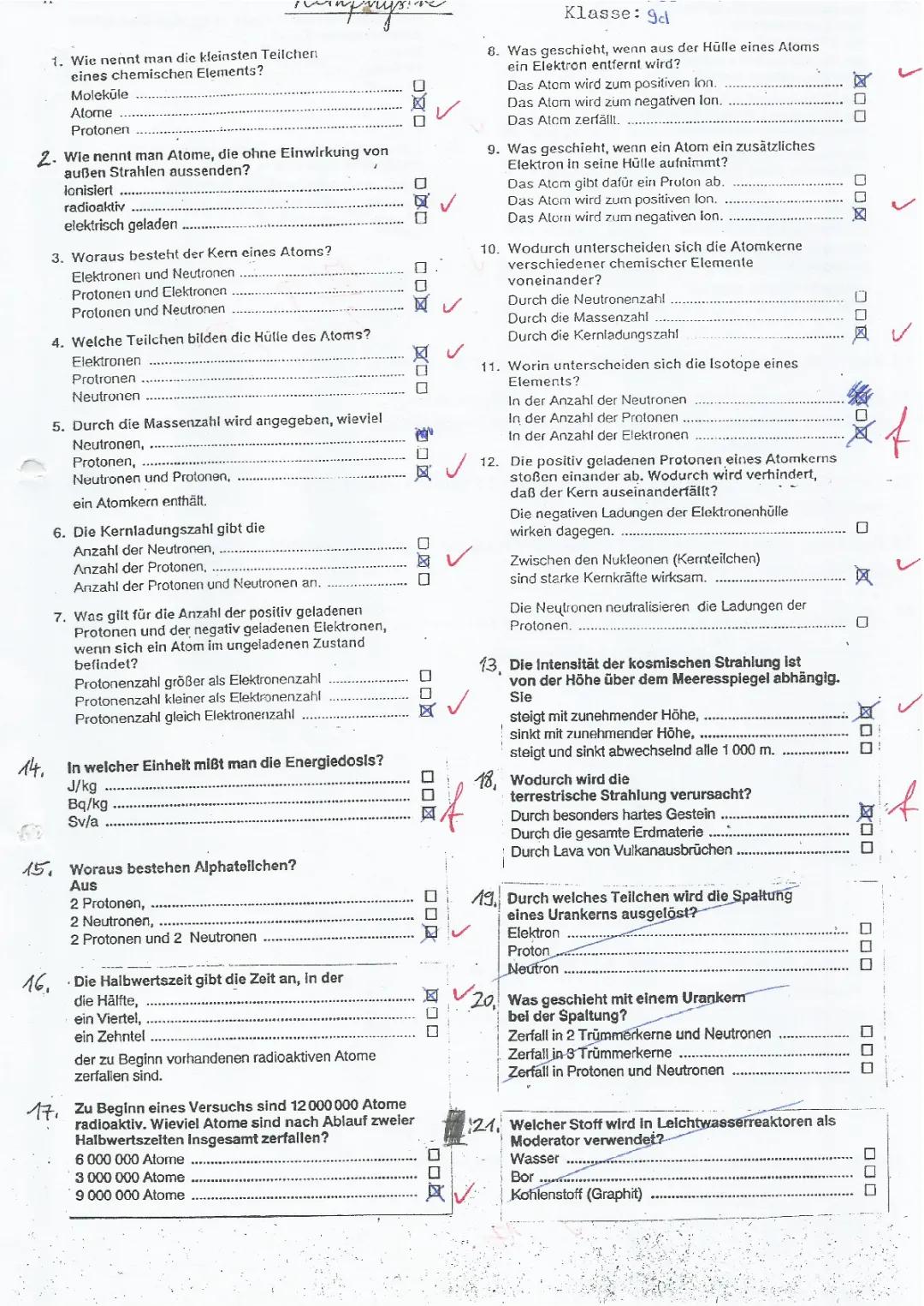 Atomkern und Kernspaltung einfach erklärt für Kinder