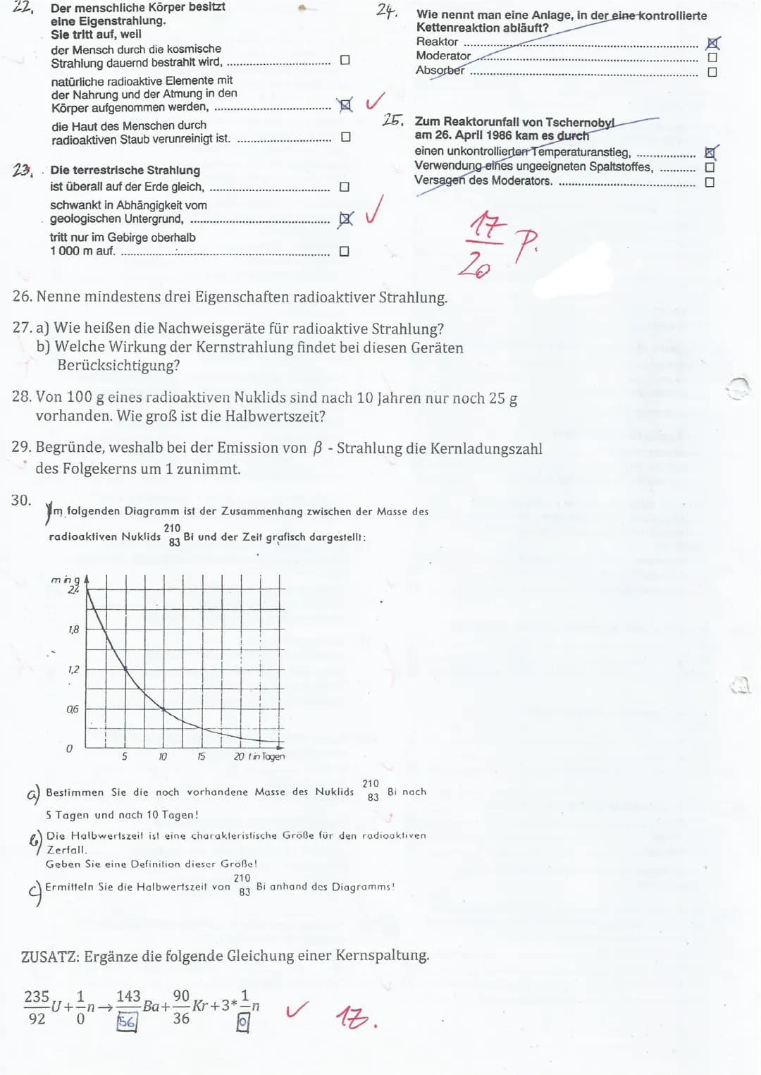 1. Wie nennt man die kleinsten Teilchen
eines chemischen Elements?
Moleküle
Atome
Protonen
2. Wie nennt man Atome, die ohne Einwirkung von
a