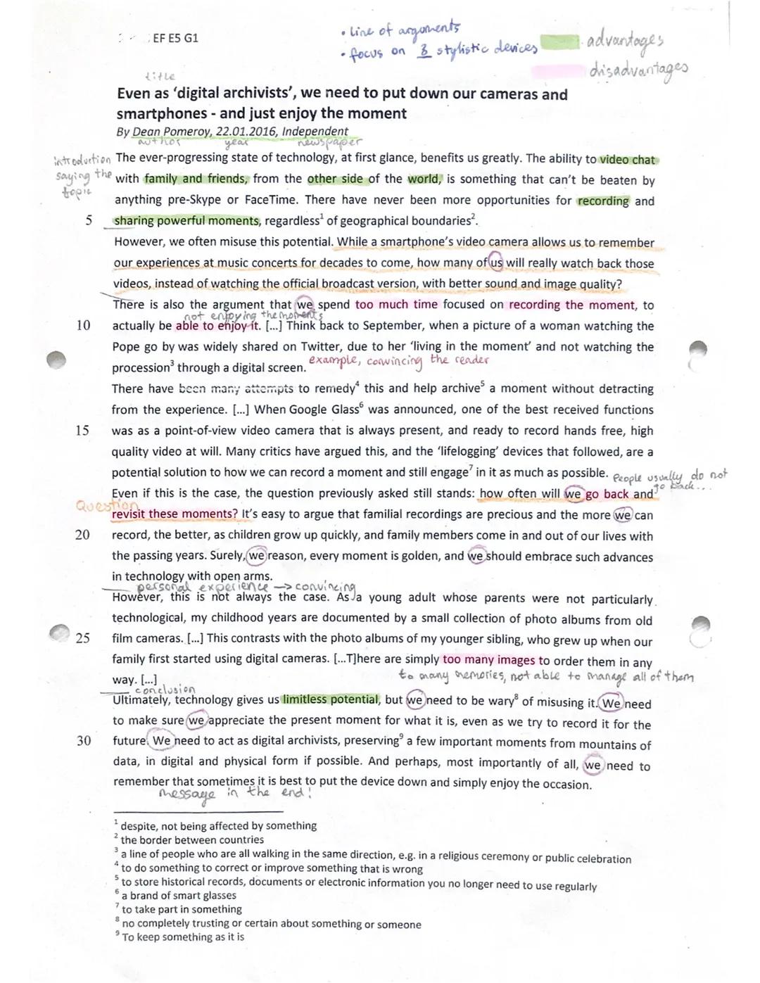 Exam no. 2, Grundkurs Englisch EF
Jiu
Klausurteil A: Schreiben mit Leseverstehen (integriert)
Assignments:
1
2
3.1
EF E5 G1
3.2
Summarize th