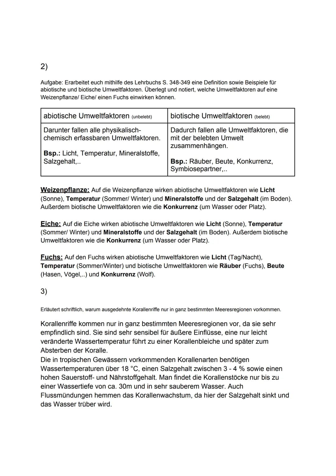 Ökologie
04/01/21
Ökologie (griech. "Lehre vom Haushalt"), in der Biologie "die Beziehungen der Tiere
untereinander".
-Ökologie unterscheide