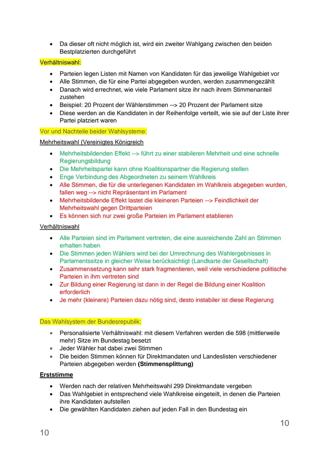 Sozialkunde Abitur Lernzettel
Parteien:
CDU: Christlich Demokratische Union Deutschland
CSU: Christlich Soziale Union (nur in Bayerin vertre