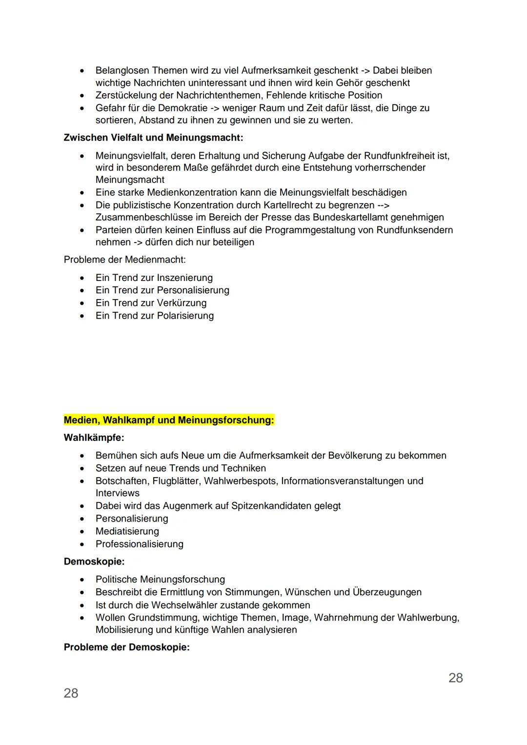 Sozialkunde Abitur Lernzettel
Parteien:
CDU: Christlich Demokratische Union Deutschland
CSU: Christlich Soziale Union (nur in Bayerin vertre