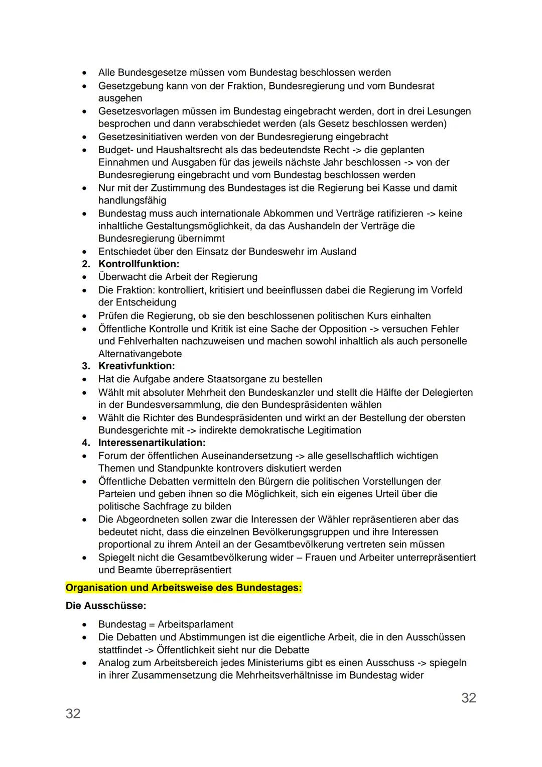 Sozialkunde Abitur Lernzettel
Parteien:
CDU: Christlich Demokratische Union Deutschland
CSU: Christlich Soziale Union (nur in Bayerin vertre