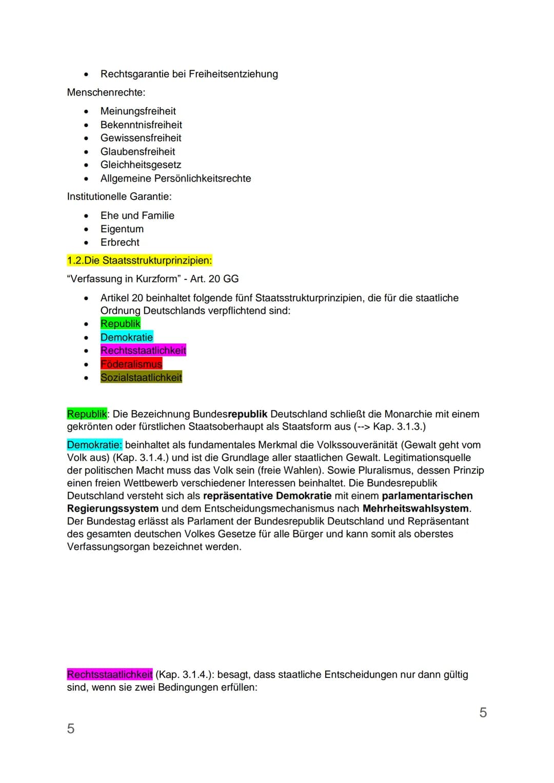 Sozialkunde Abitur Lernzettel
Parteien:
CDU: Christlich Demokratische Union Deutschland
CSU: Christlich Soziale Union (nur in Bayerin vertre