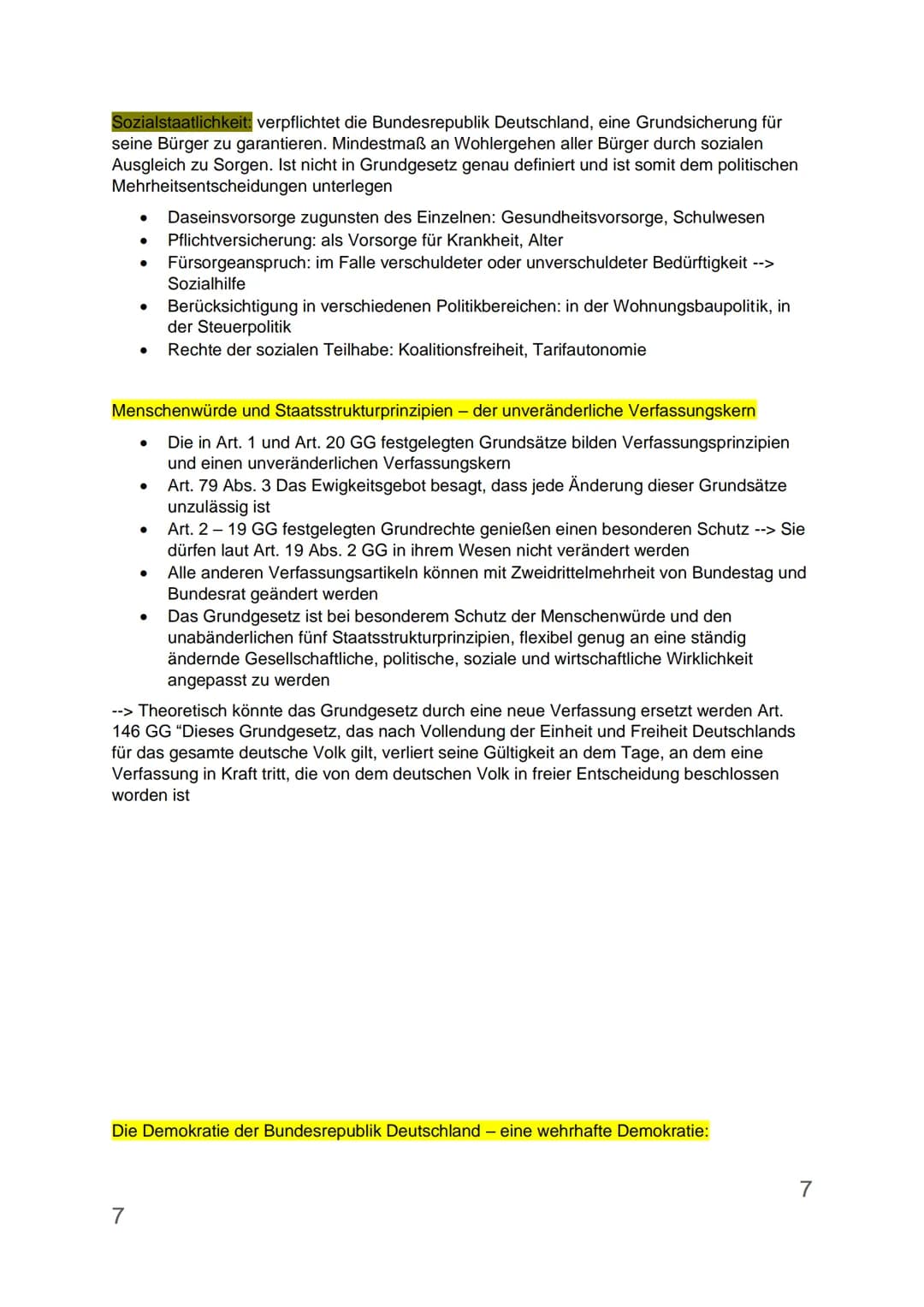 Sozialkunde Abitur Lernzettel
Parteien:
CDU: Christlich Demokratische Union Deutschland
CSU: Christlich Soziale Union (nur in Bayerin vertre