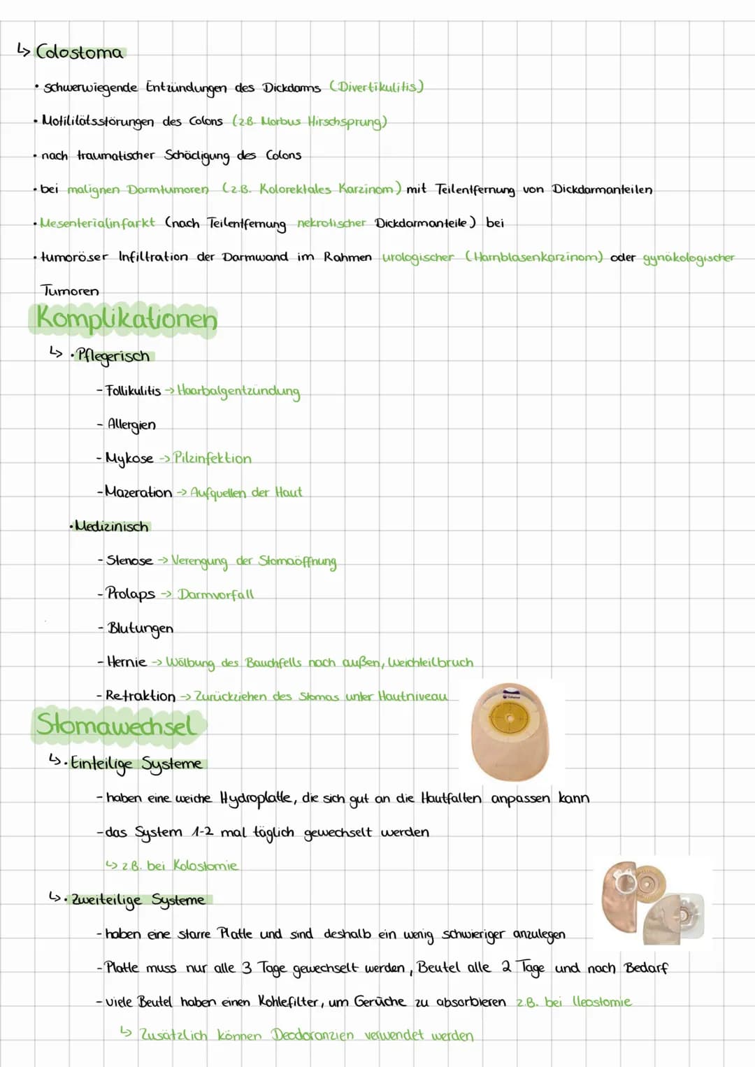 Stoma
Definition
L> künstliche, operative Öffnung eines Hohlorgans zur Körperoberfläche
Unter dem Begriff "Enterostoma" werden künstliche Di