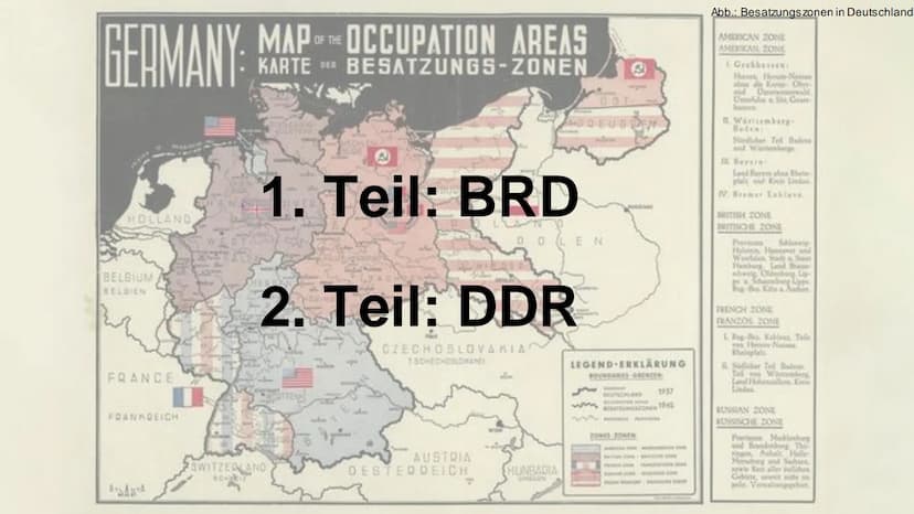 GERMANY:
BELGIEN
FRANCE
FOANKREICH
MAP OF THE OCCUPATION AREAS
KARTE BESATZUNGS-ZONEN
DER
ATATA
Zwei deutsche Literaturen:
BRD-DDR
SWITZERLA