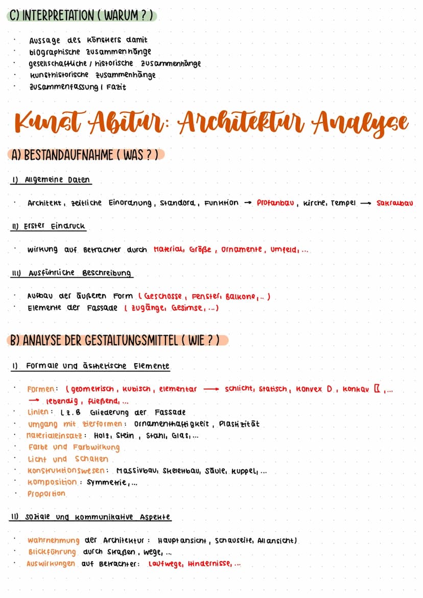 Kunet Abitur: Werkanalyse
A) BESTANDAUFNAHME ( WAS ? )
(1) Allgemeine Daten
künstler, Titel, Jahreszani, Format, Größe, Technik in einer kur
