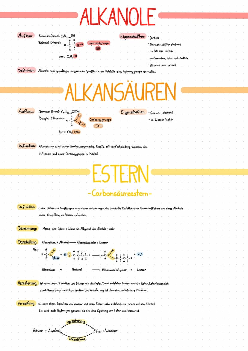 Aufbau: allg. Summen formel: CnH₂n+2
Beispiel Ethan:
H-
Einfachbindung
Aufbau: allg. Summen formel: CnH₂n
Beispiel Ethen: CHC
kurz: C₂H₂
kur