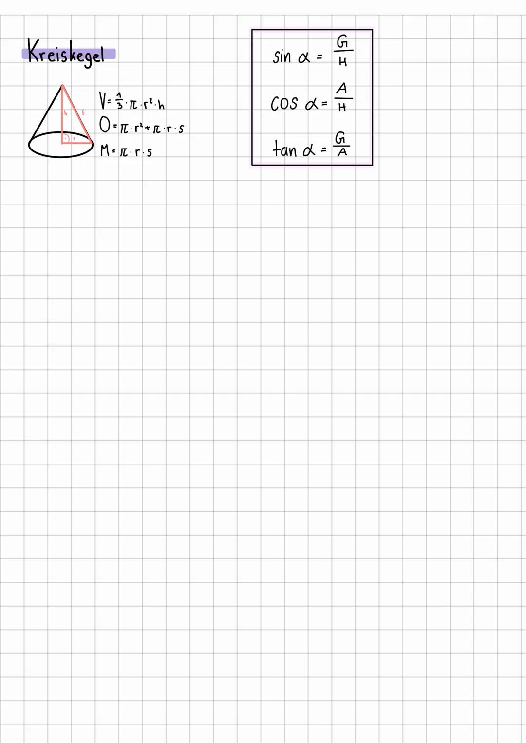 # Körper

Würfel

e

$V=a^3$

$0=6 \cdot a^2$

$e=a \cdot \sqrt{3}$

Quader

ノー
e

$V= a \cdot b \cdot c$

$0= 2 \cdot a \cdot b + 2 \cdot b
