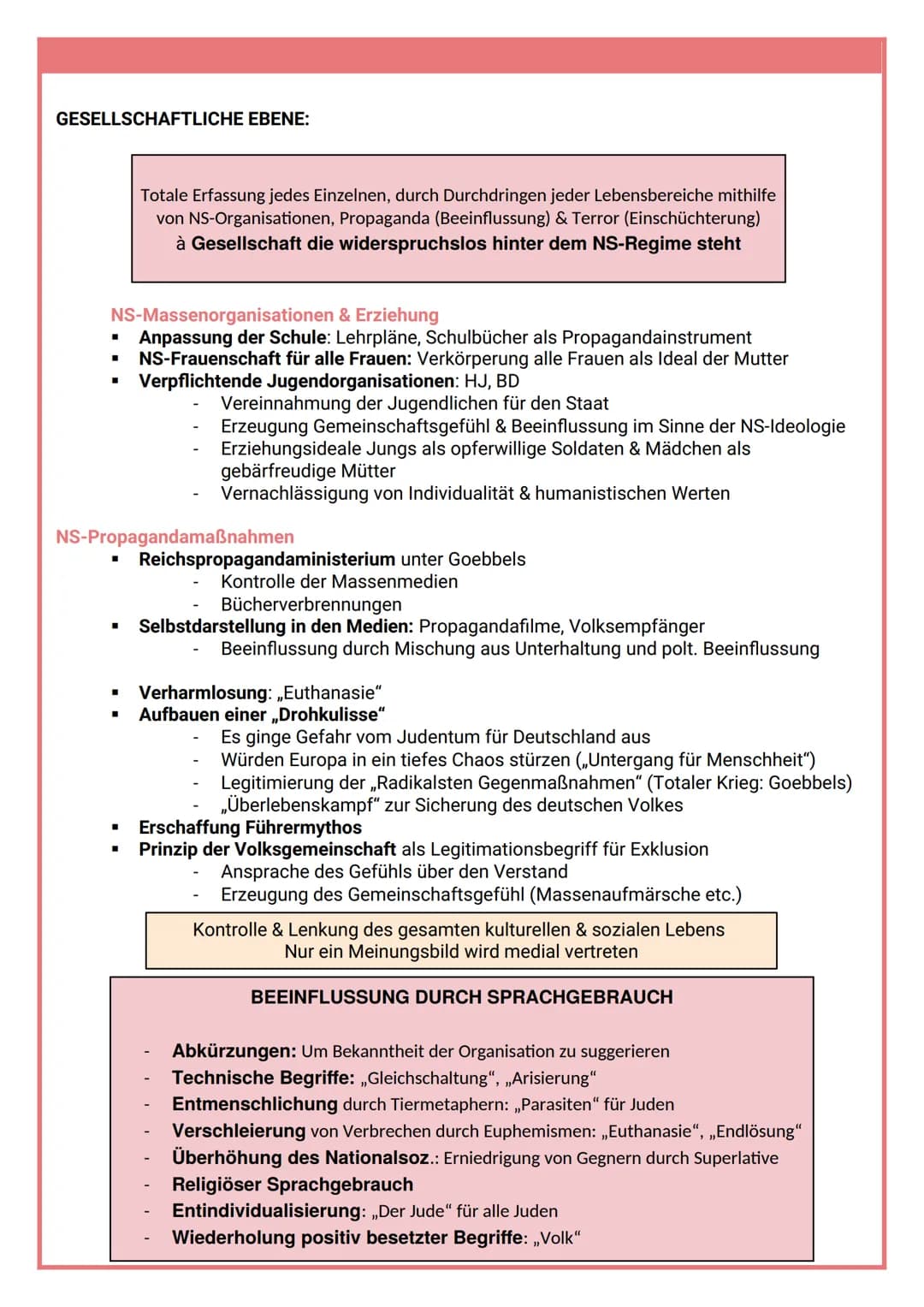 NS-REGIME 1933-1945
■
■
AUFSTIEG DER NSDAP
1920: Veröffentlichung 25-Punkte-Programm
(Aufhebung Versailler Vertrag, Propagierung autoritärer