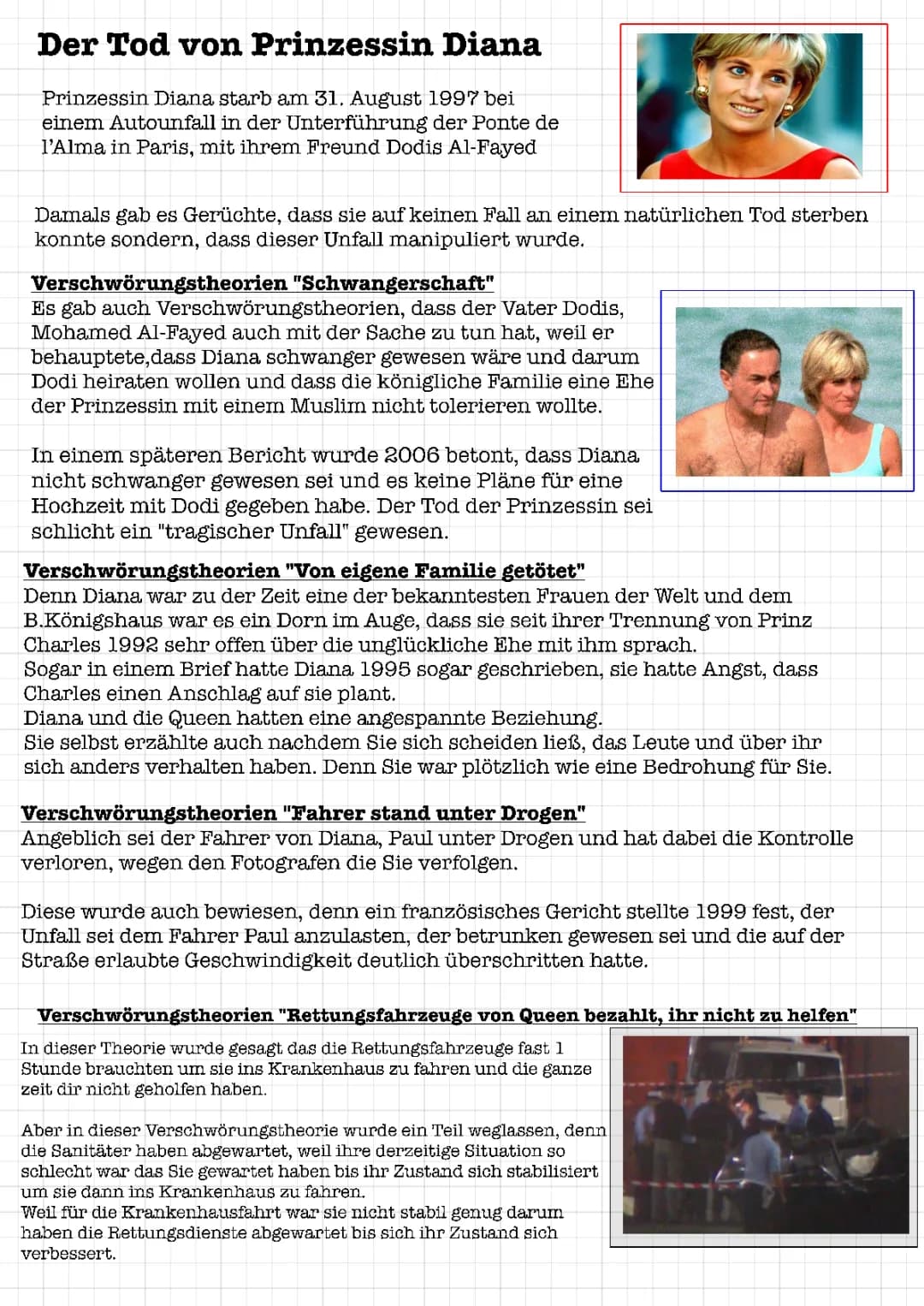 Verschwörungstheorien: Der Tod der Prinzessin Diana