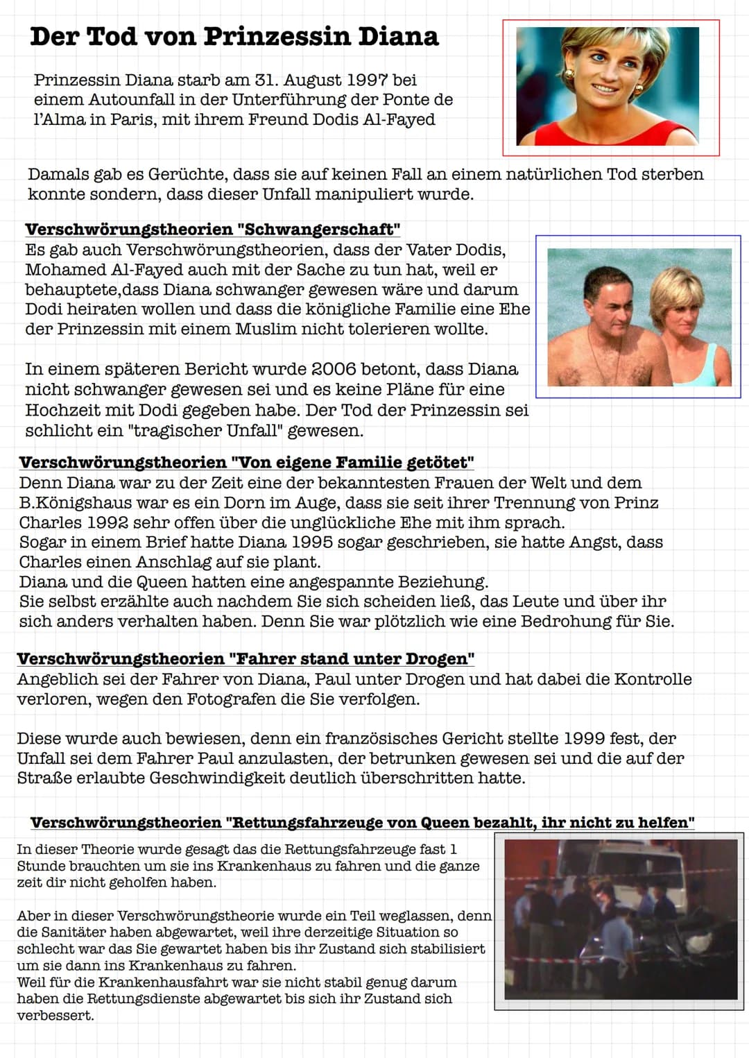 Ermittlungen
Nach 3. Jahre ermittelungen, befragt die Polizei 400 Mitglieder der Königshaus und
Geheimdienstes. Die Prüften 1500 Zeugen auss