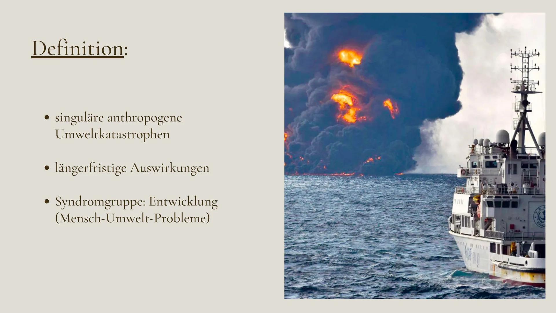 Havarie-
Syndrom
Eine Präsentation von
Lena, Nina & Victoria • Definition
Symptome
• Ursachen & Auslöser
• Betroffene Gebiete
Wirkungsgefüge