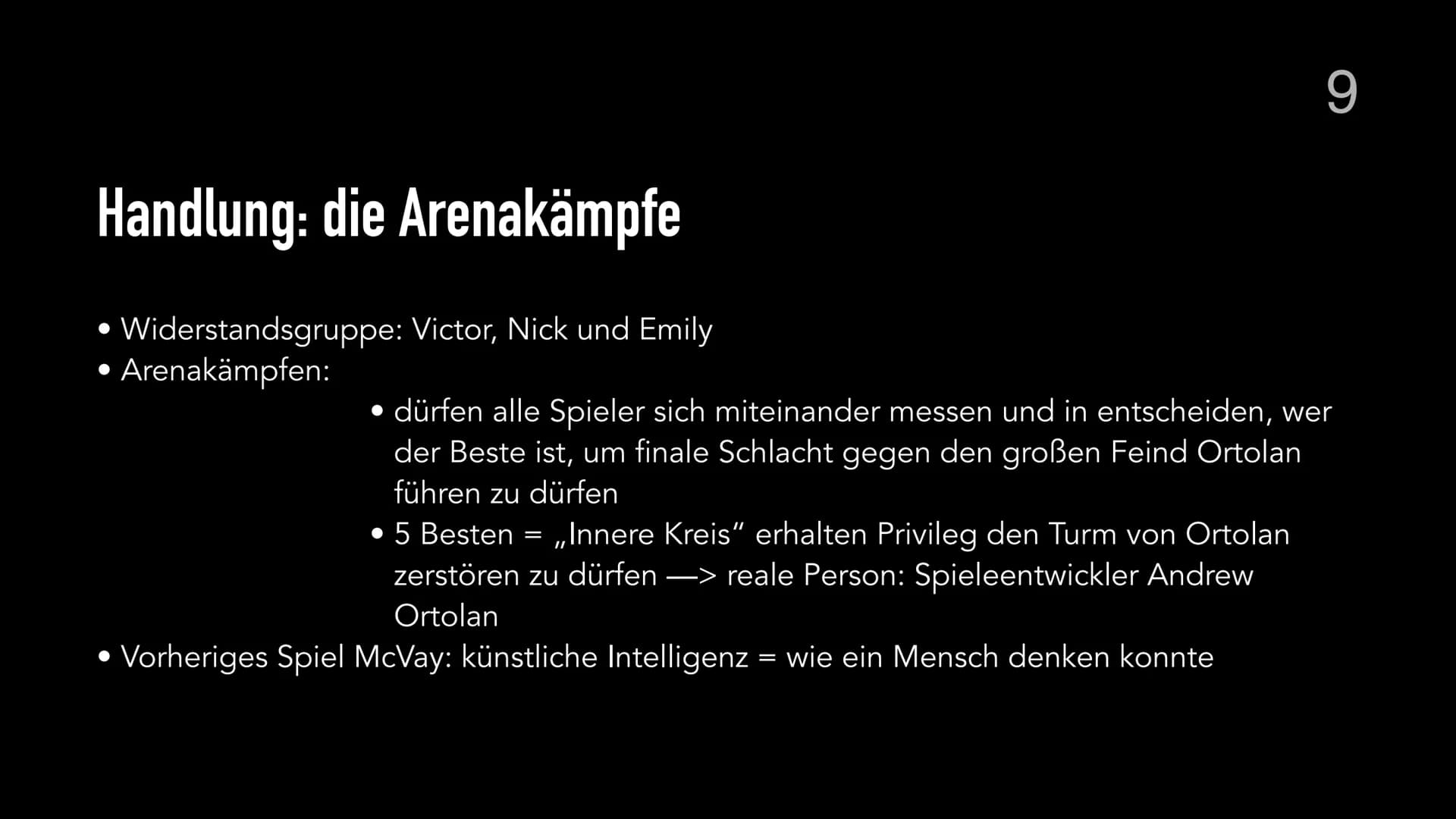 Erebos
IT'S A GAME.
IT WATCHES YOU
1 7. November 2021
Gliederung
1. Steckbrief
2. Einführung
3. Hauptperson Nick / Sarius
4. Inhaltsangabe
5