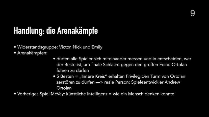 Erebos
IT'S A GAME.
IT WATCHES YOU
1 7. November 2021
Gliederung
1. Steckbrief
2. Einführung
3. Hauptperson Nick / Sarius
4. Inhaltsangabe
5