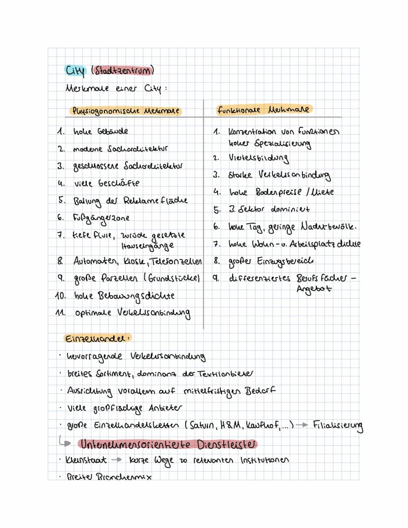 Erdkunde
Themen:
Lageanalyse
historische Stadtentwicklung
• Definition Stadt / Siedlungsentstehung
Stadtgegraphie
Stadtmodelle, Daseins Grun