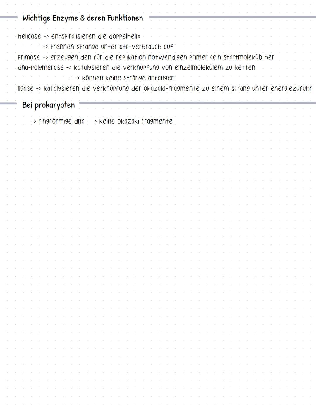 # Replikation
bei jeder zellteilung werden die erbinfos an die entsprechende tochterzelle
weitergegeben.
-> eukariotische zellteilungen:
-> 