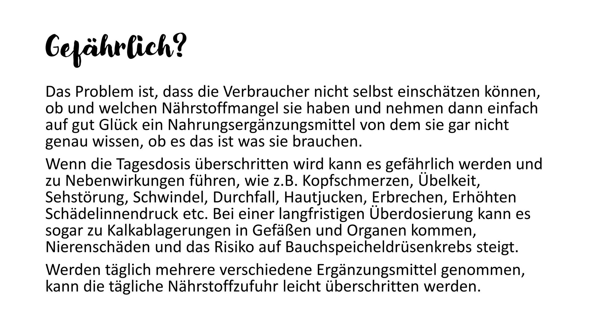 AKTUELLE TRENDS
in der Lebensmittelindustrie
Gentechnisch veränderte Lebensmittel &
Nahrungsergänzungsmittel
Fluch oder Segen?
Hanna Singhof