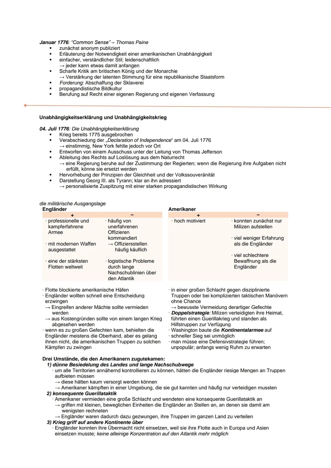 Die amerikanische Revolution
*gearbeitet wurde mit dem Buch Kolleg Geschichte Ausgabe Niedersachsen | Abitur 2022, C.C. Buchner
Die Ausgangs
