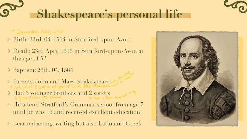 Cau
William Shakespeare > 1. The History
and Renaissance
> 2. Shakespeare's
personal life
Content
> 3. Characteristics
of Shakespeare's
work