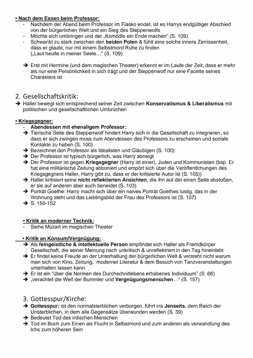 Einleitung/Inhaltsangabe:
Einleitung:
Doch inwiefern sind Harry aus dem Roman "der Steppenwolf", der von Hermann Hesse verfasst
und 1927 ver