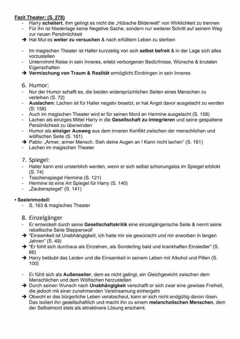 Einleitung/Inhaltsangabe:
Einleitung:
Doch inwiefern sind Harry aus dem Roman "der Steppenwolf", der von Hermann Hesse verfasst
und 1927 ver