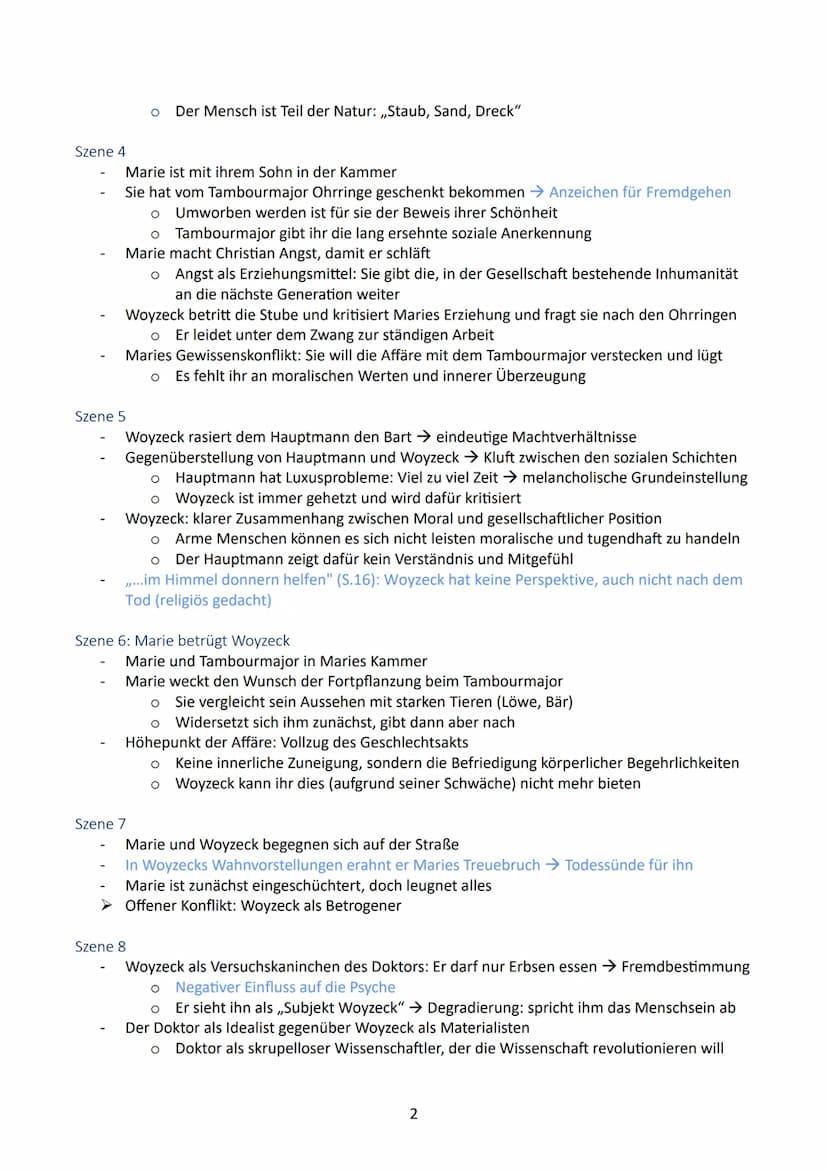 WOYZECK VON GEORG BÜCHNER (1836)
HANDLUNG
Soldat Franz Woyzeck ist arm und lebt am untersten Ende der sozialen Hierarchie. Nur seine Geliebt