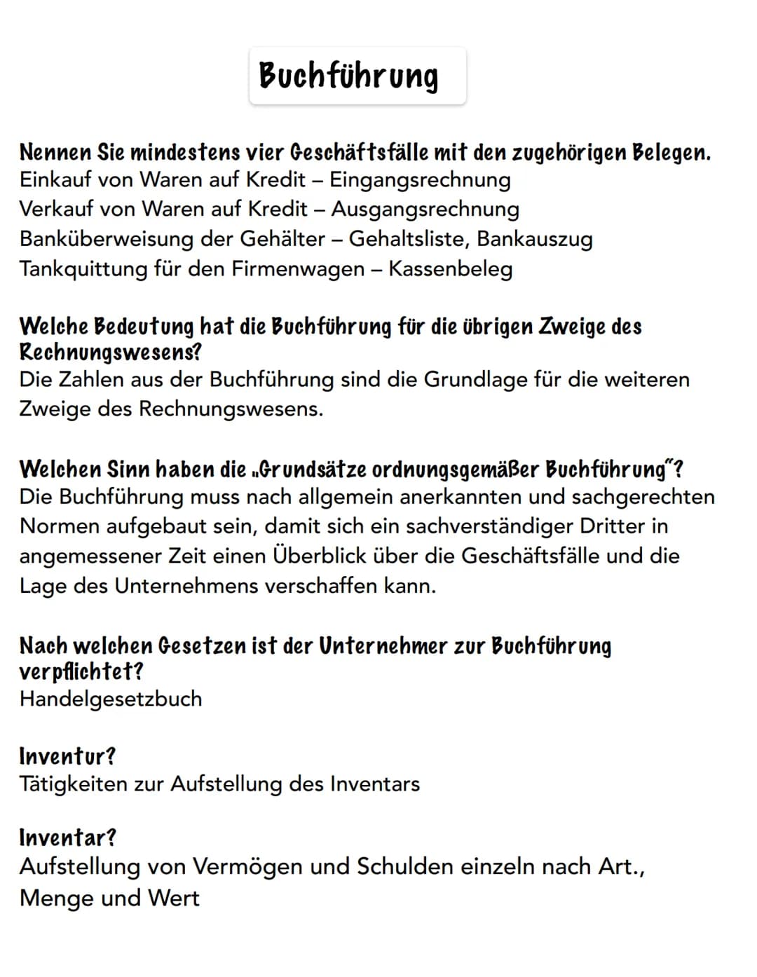Die Grundsätze ordnungsgemäßer Buchführung einfach erklärt - Doppelte Buchführung und mehr!