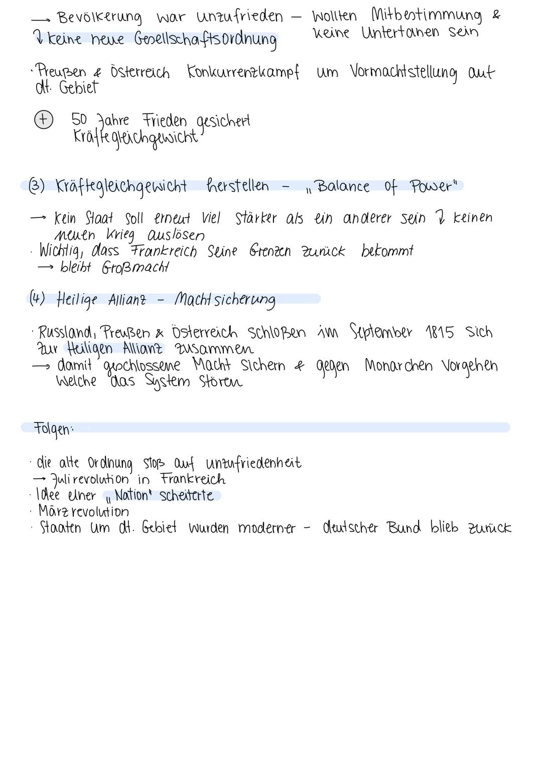 # WIENER KONGRESS
1814/1815
→Tagte in Wien nach Napoleons entgültigen
Niederlage

Gründe Neuordnung in Europa & dem Deutschen Reich

traten 