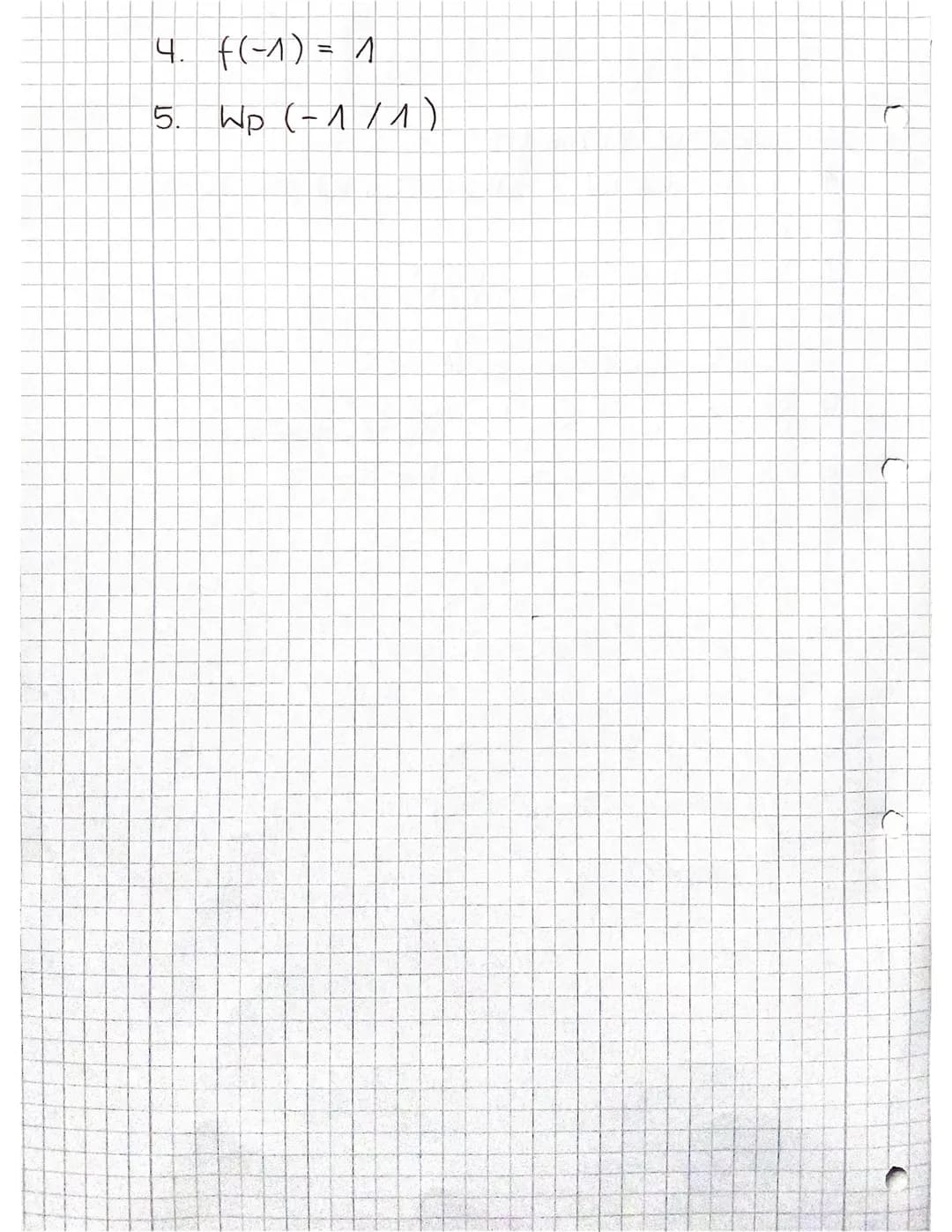 WENDEPUNKT
einzelne Schritte:
1. 1., 2. und 3. Ableitung bilden
2. f(x)=0
3.
ir-Werte aus dem 2. Schritt
23. Ableitung einsetzen
und denomin