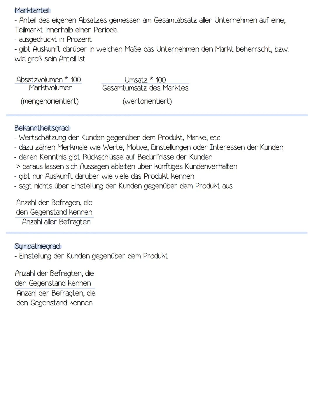 MARKETINGZIELE
- beschreibt eine angestrebte künftige Markposition
- Erreichung dieser Ziele durch abgestimmte Marketinginstrumente
- leiten