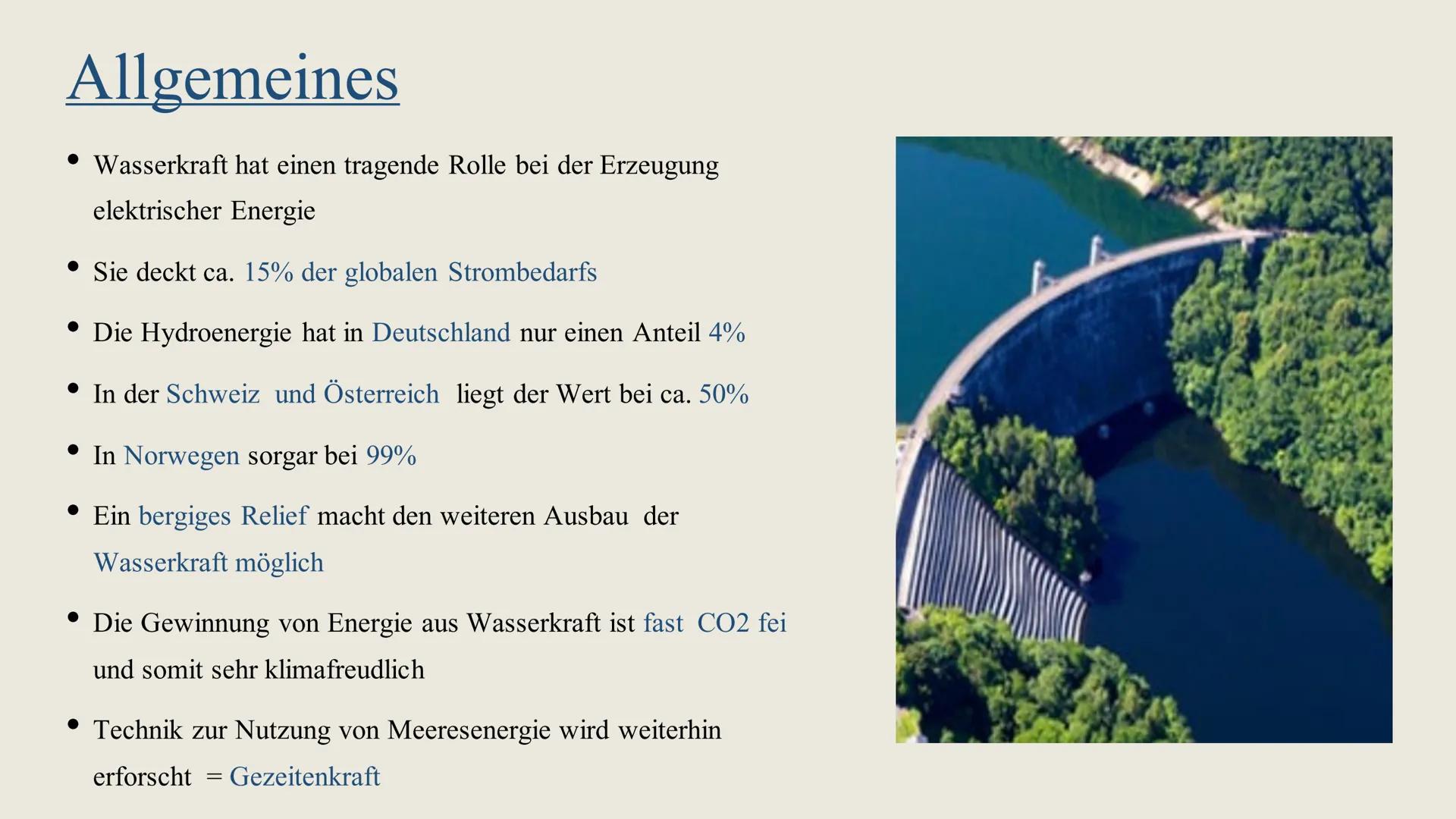 # Wasserkraft

Beschreibung, Entwicklung und

Vor- Nachteil

Hanna & Finja # Inhaltsverzeichnis

•	Allgemeines
•	Das Pumpenkraftwerk
•	Das S
