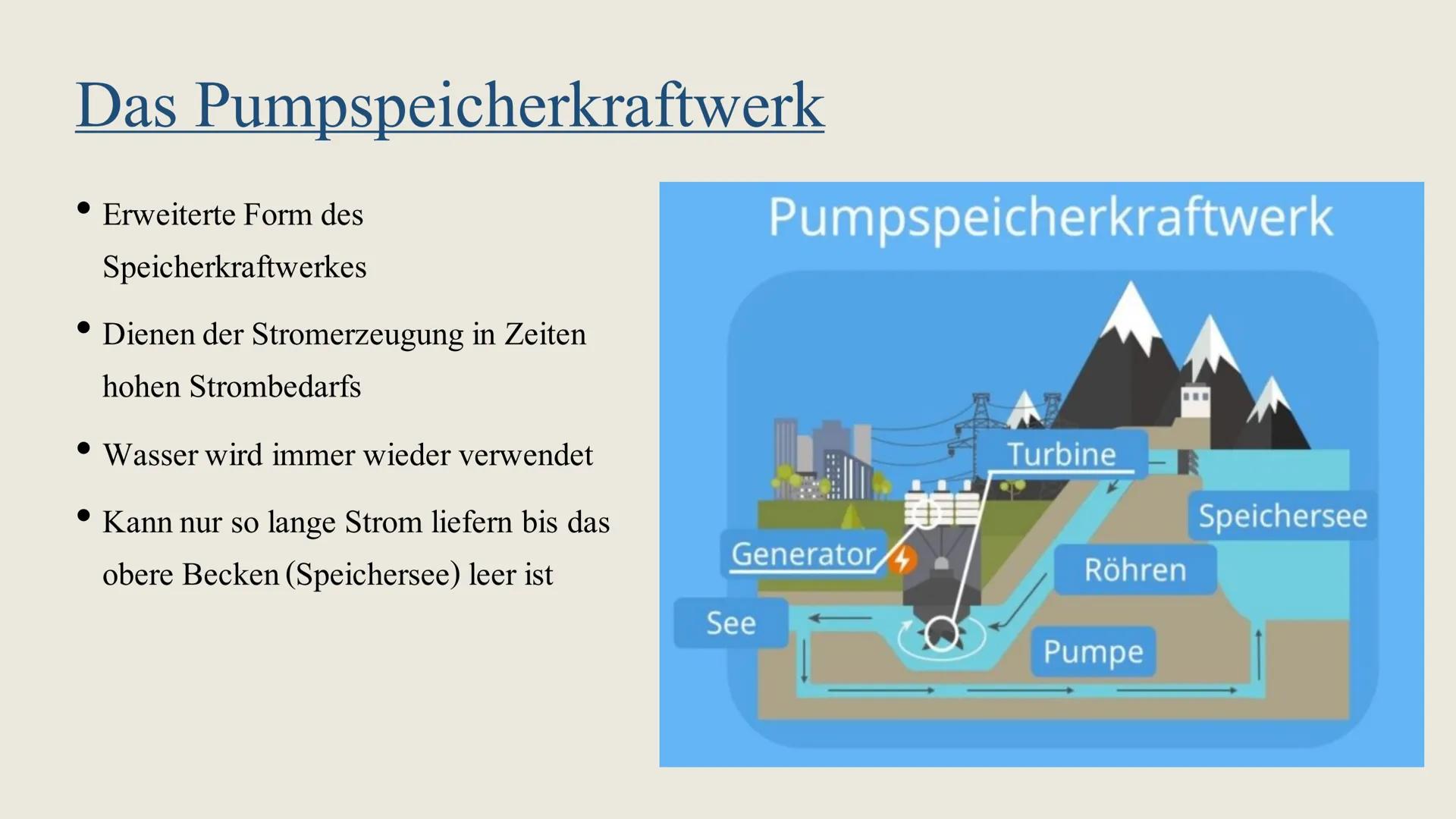 # Wasserkraft

Beschreibung, Entwicklung und

Vor- Nachteil

Hanna & Finja # Inhaltsverzeichnis

•	Allgemeines
•	Das Pumpenkraftwerk
•	Das S