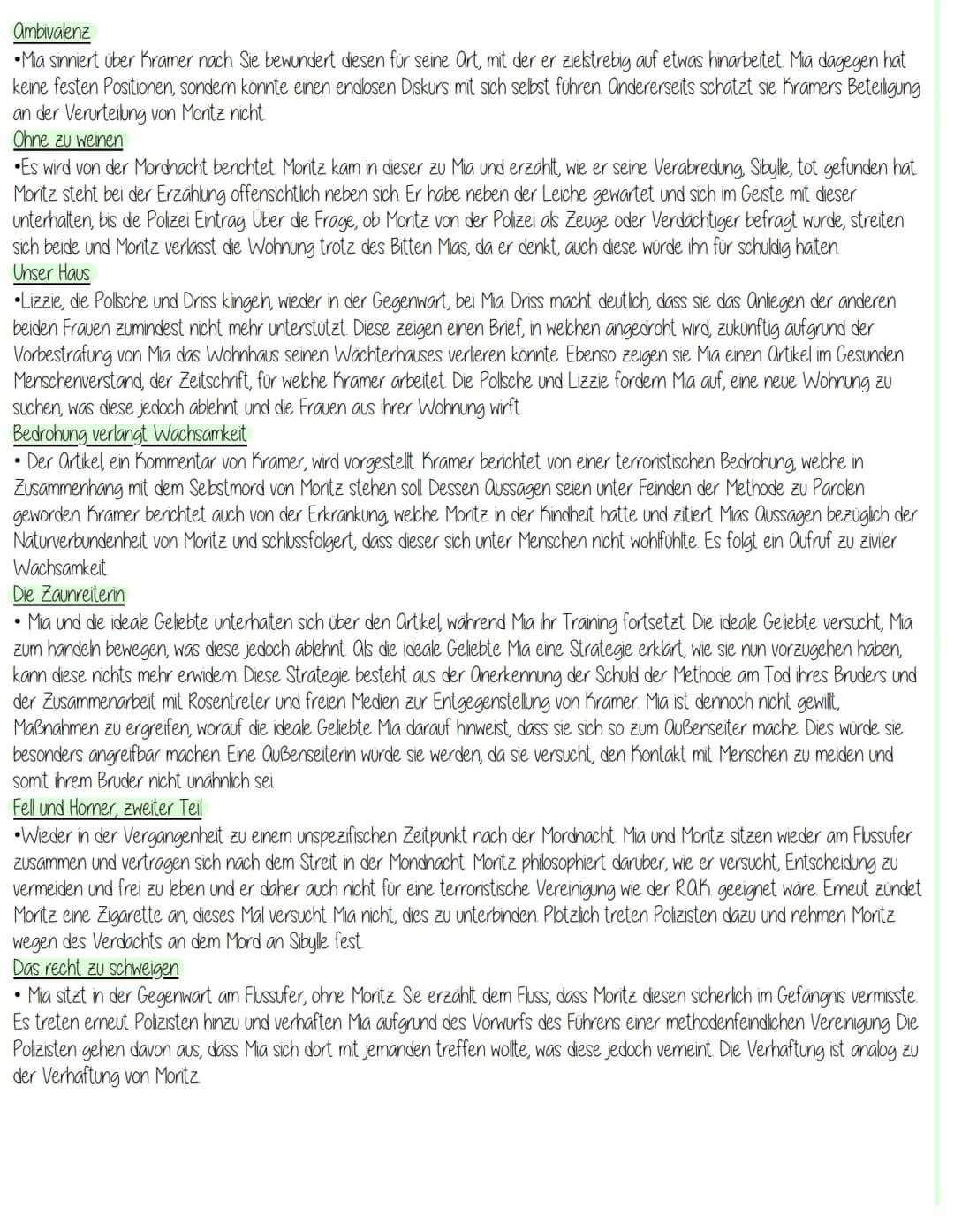 Juli Zeh - Corpus Delicti Ein Prozess
Zusammenfassung:
Das Vorwort
• aus Schrift von Heinrich Kramer -> Gesundheit als höchstes Ziel des Men