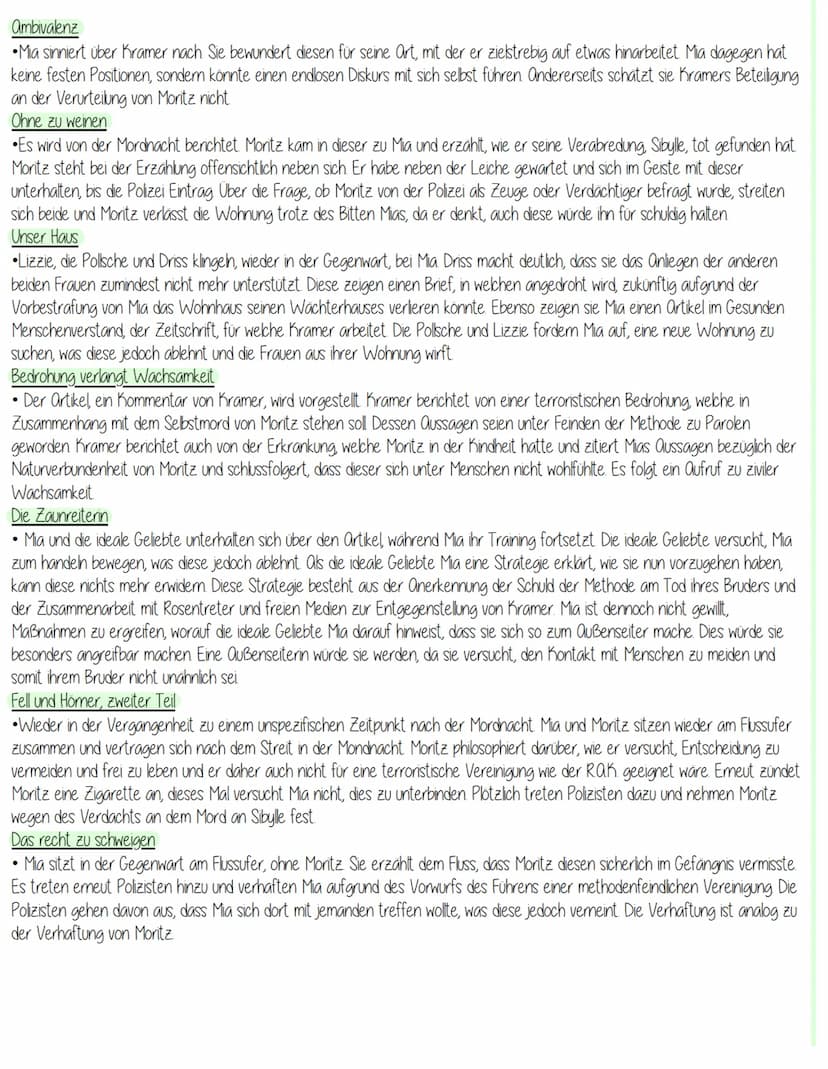 Juli Zeh - Corpus Delicti Ein Prozess
Zusammenfassung:
Das Vorwort
• aus Schrift von Heinrich Kramer -> Gesundheit als höchstes Ziel des Men