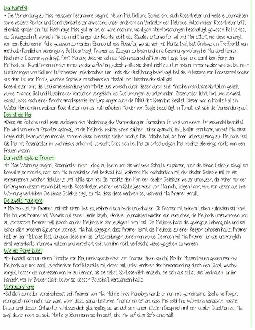 Juli Zeh - Corpus Delicti Ein Prozess
Zusammenfassung:
Das Vorwort
• aus Schrift von Heinrich Kramer -> Gesundheit als höchstes Ziel des Men