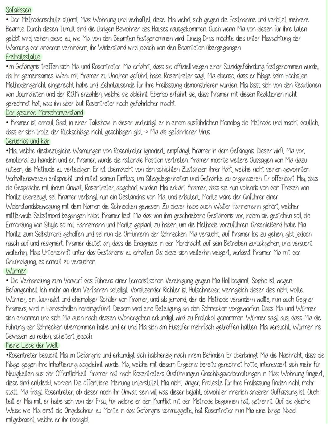 Juli Zeh - Corpus Delicti Ein Prozess
Zusammenfassung:
Das Vorwort
• aus Schrift von Heinrich Kramer -> Gesundheit als höchstes Ziel des Men