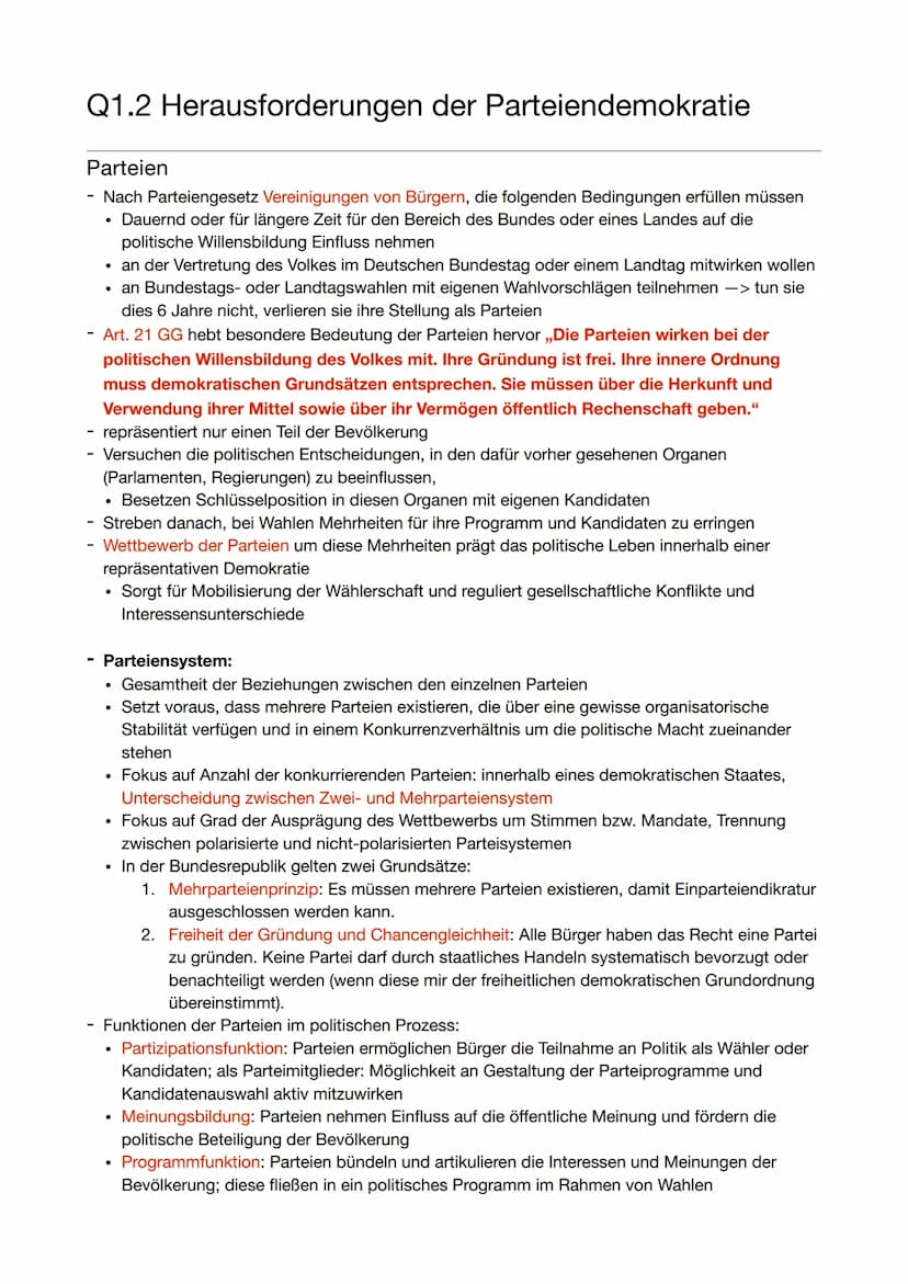Q1.1 Verfassung und Verfassungswidrigkeit
Strukturprinzipien des Grundgesetzes
Auf einen Blick
Grundrechte (Art. 1-19)
Bürgerrechte
(nur für