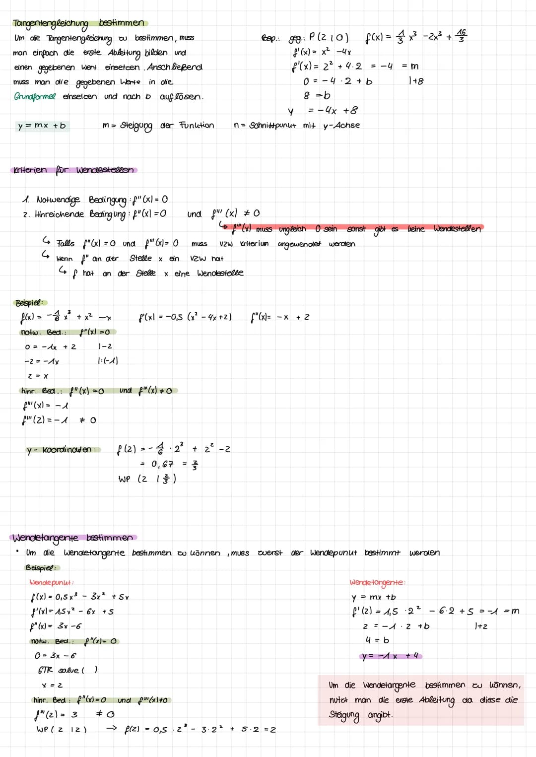 1. Mathe klausur Ql Eigenschaften ganzrationaler Funutionen
f(x)
:
f'(x) Nullstelle
Hochpunut, Tiefpunkt (Extremstellen)
Graph steigt / fäll