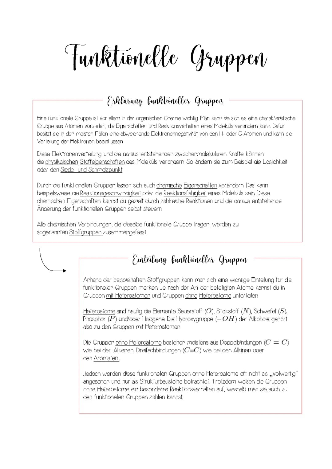 Funktionelle Gruppen