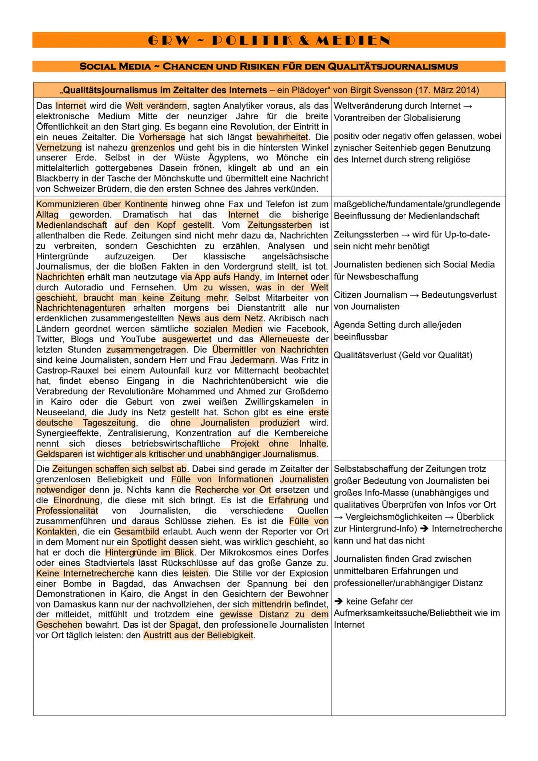 O
Verankerung in Art. 5 GG
unabdingbar für eine demokratische Staatsordnung
Garantieren der freien Meinungsbildung der Öffentlichkeit
Freihe