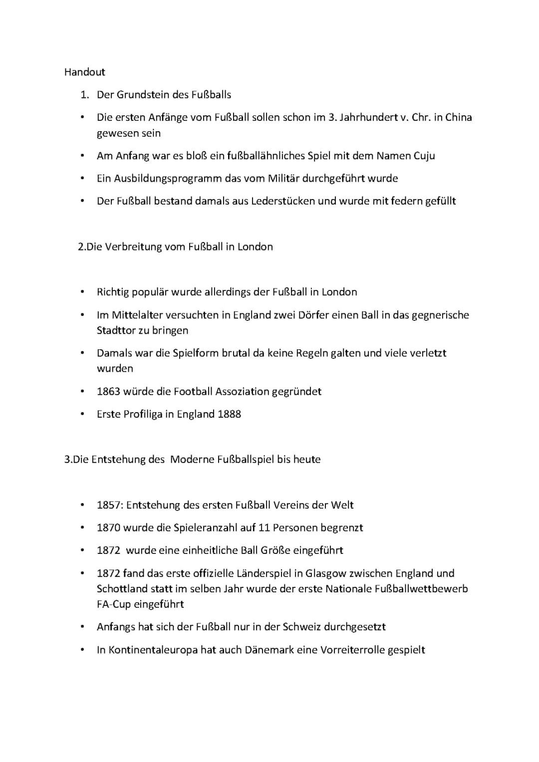 Die Geschichte des Fußballs: Wer hat Fußball erfunden?