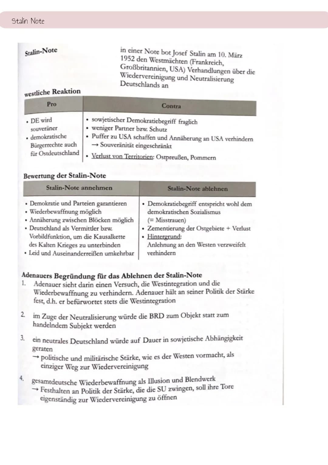 2.08.1945 Potsdamer Konferenz
-Treffen der Siegermächte des Zweiten Weltkriegs: USA, GB und
udssR
-Zentrale Themen: Zukunft Deutschlands, eu