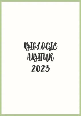 Know ABITUR 2023: Ökologie / Neurobiologie / Evolution thumbnail