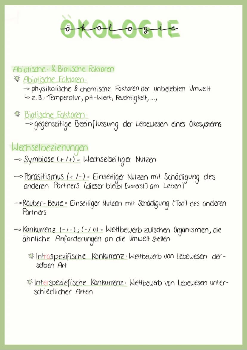 BIOLOGIC
ABITUR
2023 علهم لمام
Abiotische-& Biotische Faktoren
Abiotische Faktoren:
->
> physikalische & chemische Faktoren der unbelebten U