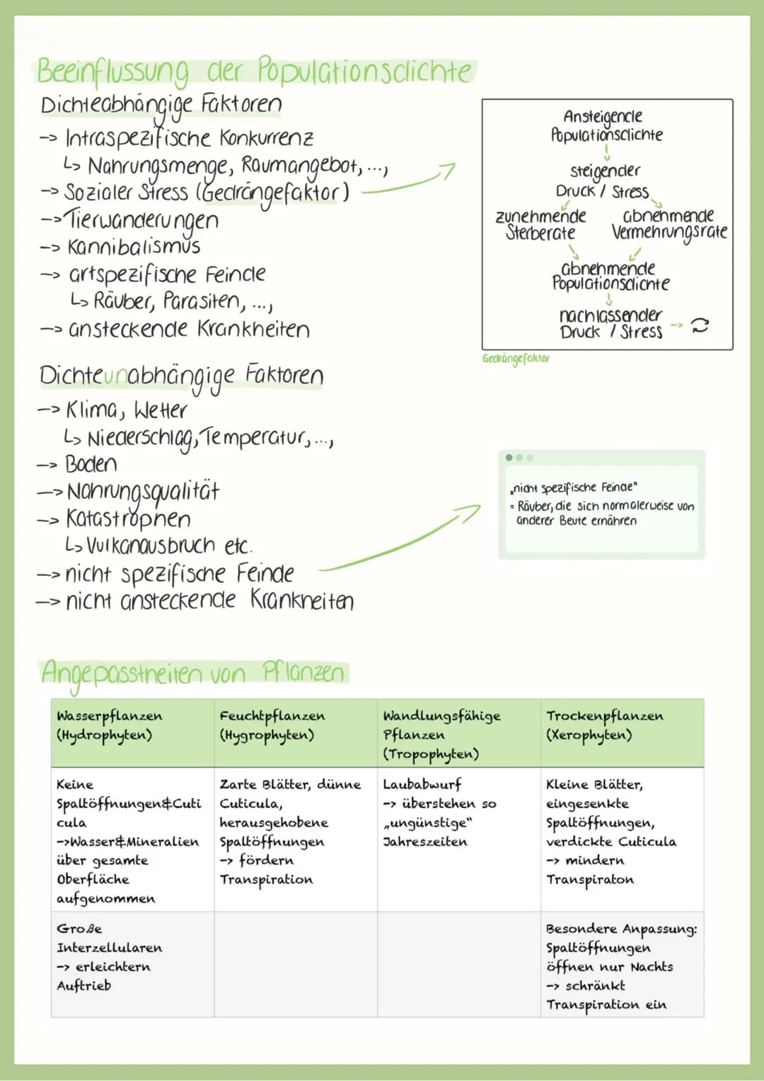 BIOLOGIC
ABITUR
2023 علهم لمام
Abiotische-& Biotische Faktoren
Abiotische Faktoren:
->
> physikalische & chemische Faktoren der unbelebten U