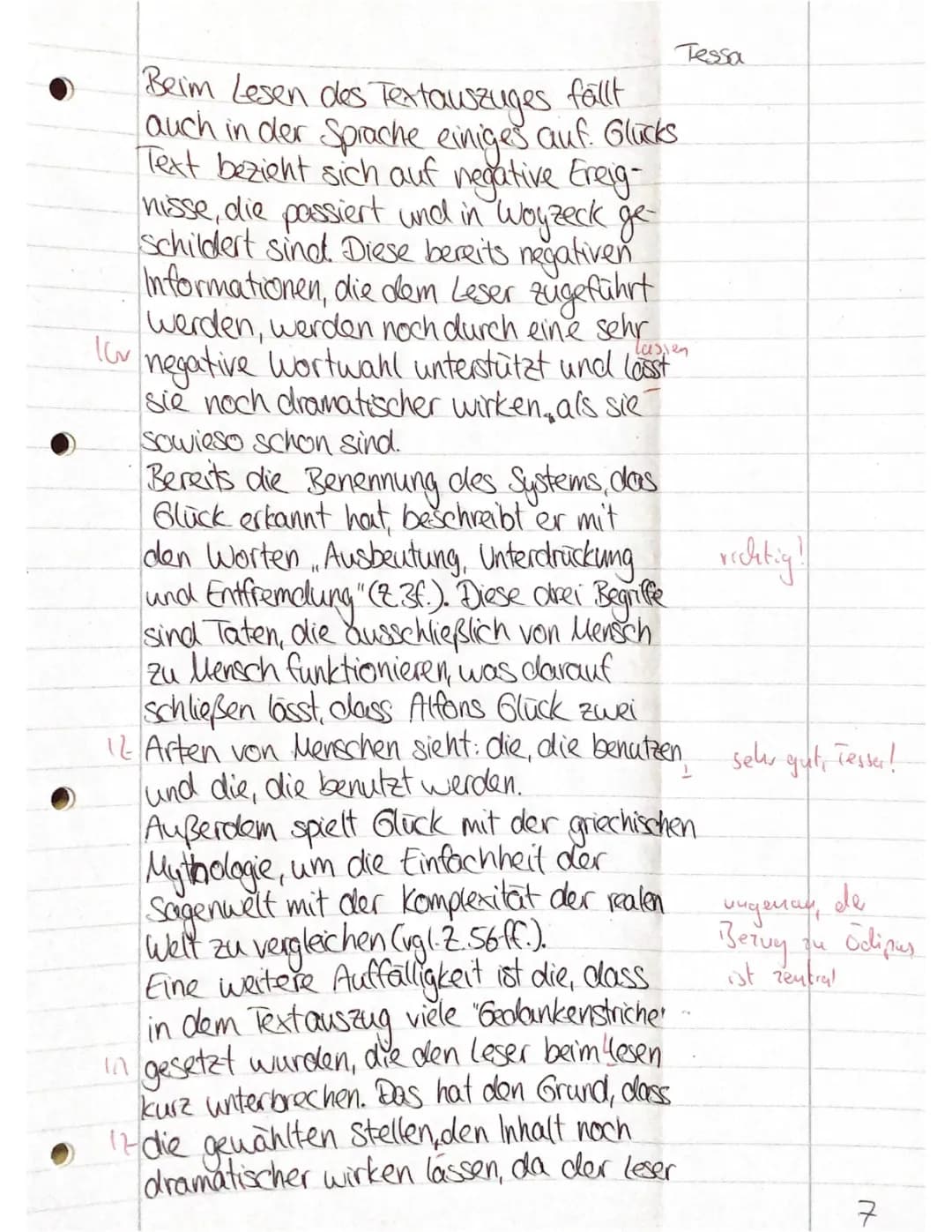 Woyzeck: Einfache Sachtextanalyse und Klausurhilfe